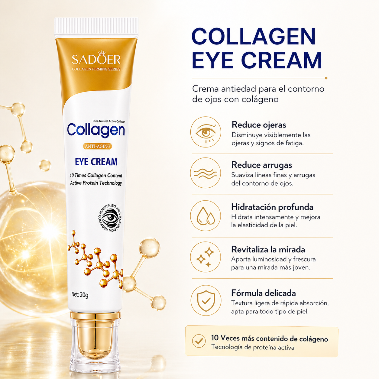 Crema Colágeno Anti-Edad Glowlina™